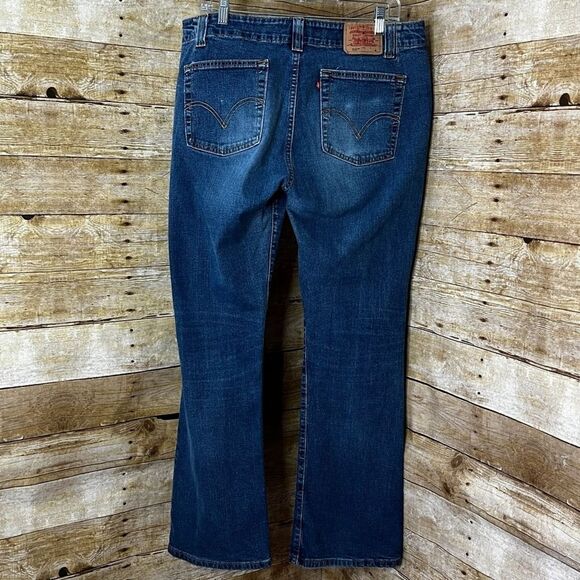 LEVI'S 525 DOWNTOWNER BOOTCUT STRETCH CASUAL EVERYDAY WEAR CLASSIC DENIM SZ.14M - Picture 2 of 10